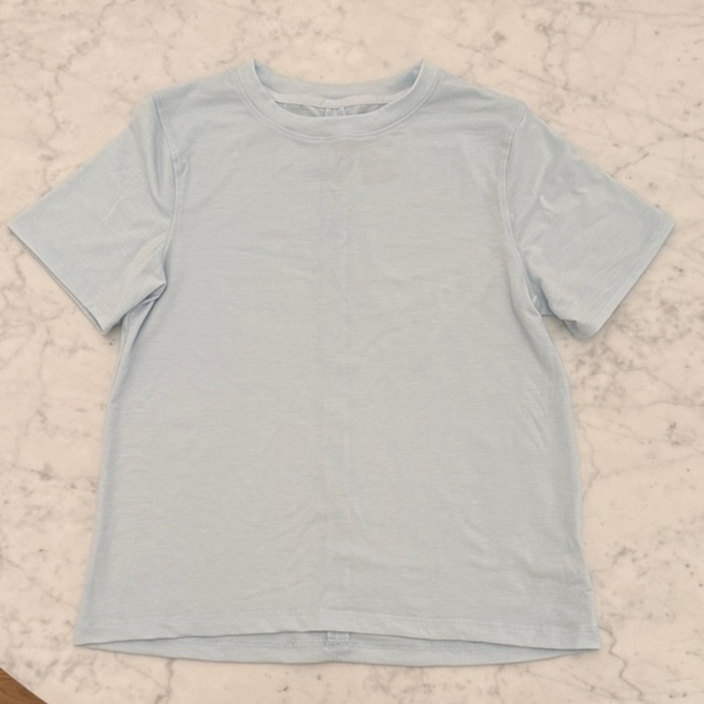 All in Motion Girls Sky Blue Active T-Shirt Size 10 Athletic Tee
